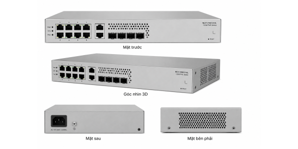 Huawei S220S-10PN4JX Chính Hãng – Switch PoE 2.5G 10 Port 10GE SFP+