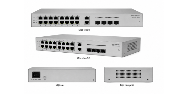 Huawei S220S-26PN4JX Chính Hãng – Switch PoE 2.5G 24 Port 10GE SFP+